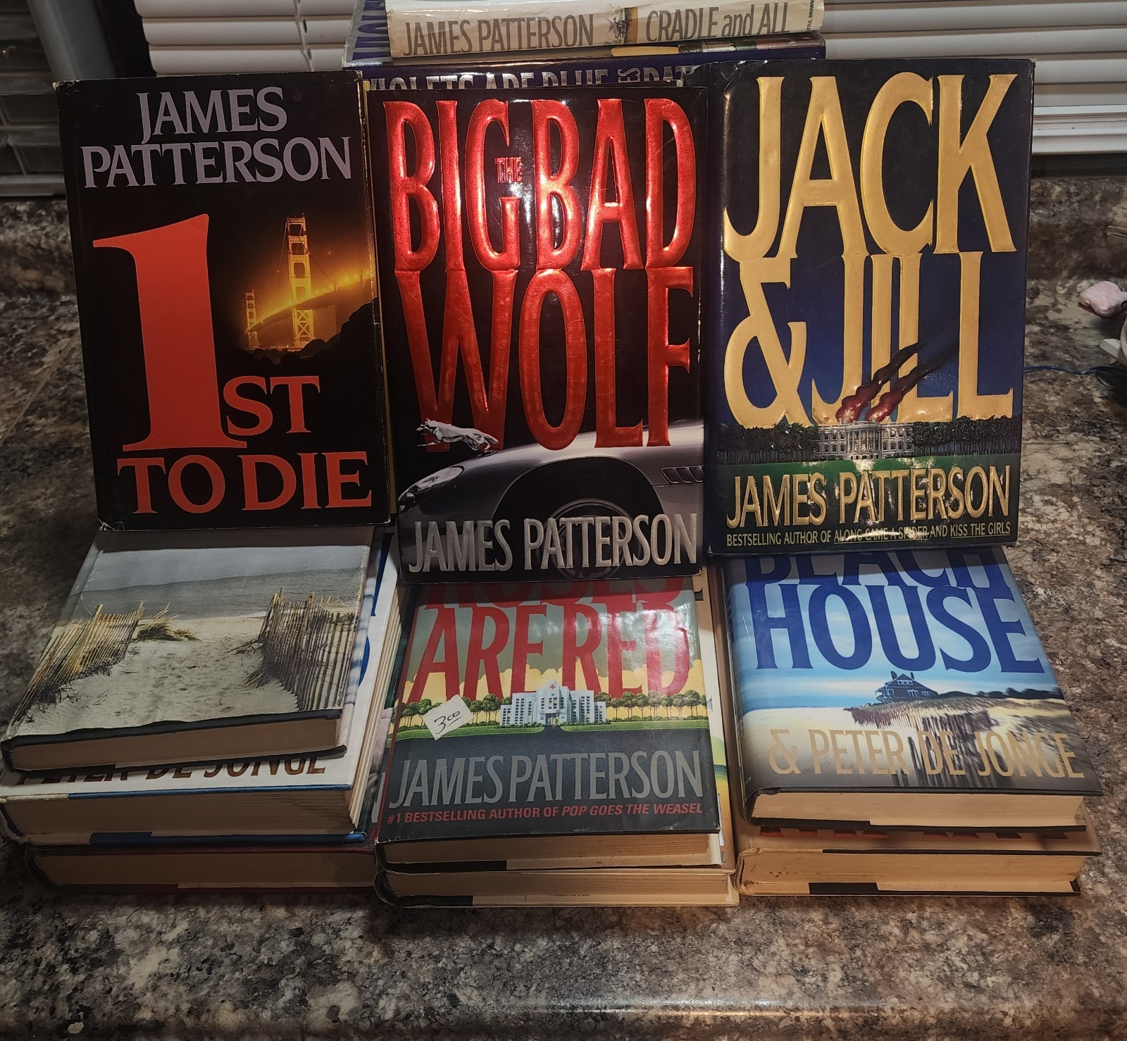 James Patterson Hardcovers Lot of 10 Good Condition Random Mixed LOT
