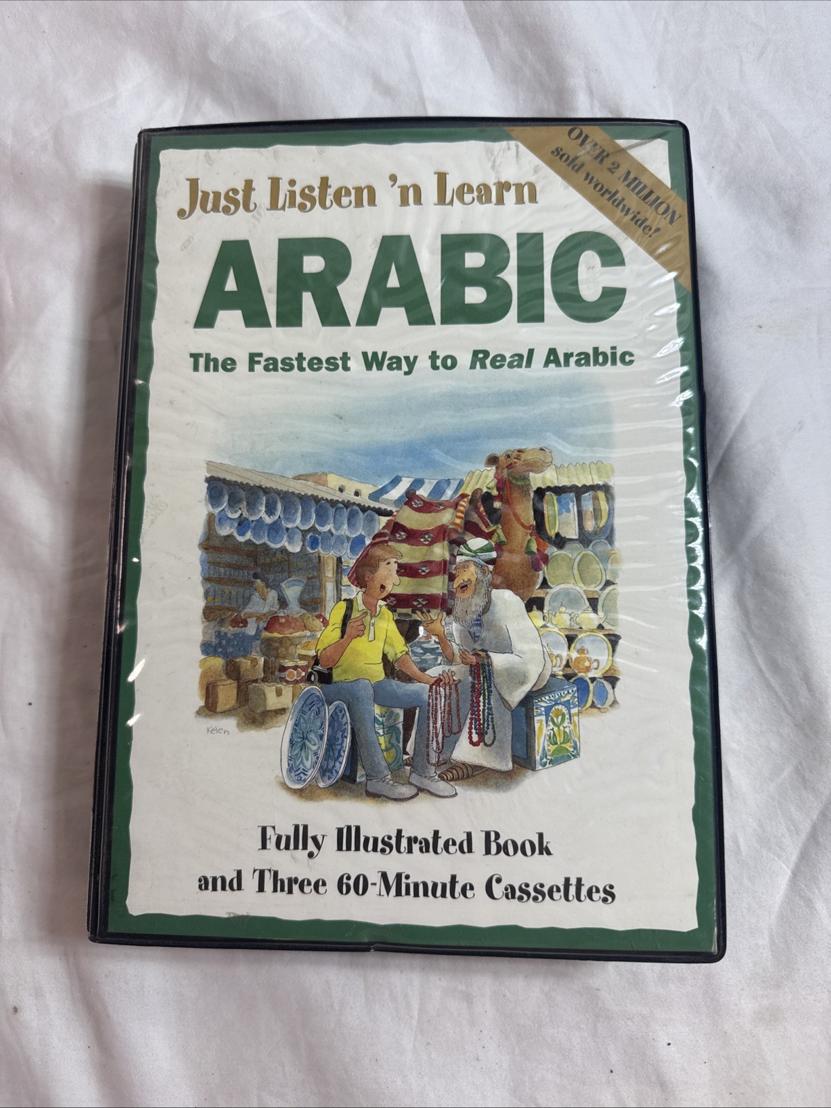 Just Listen N Learn Arabic – Fully Illustrated Book & 3 60-Minute Cassettes