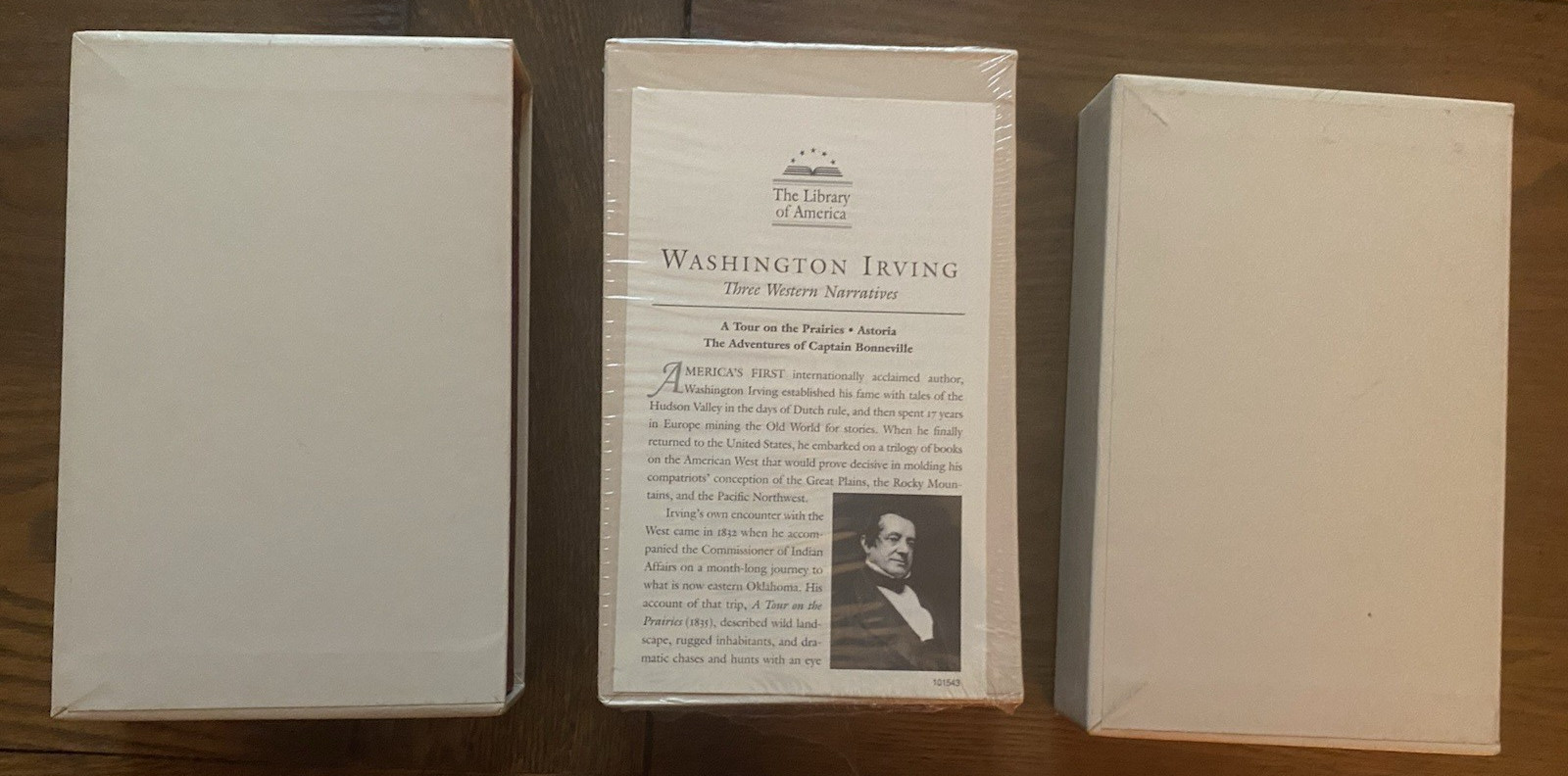 Washington Irving 3 Volumes The Library of America Slipcase