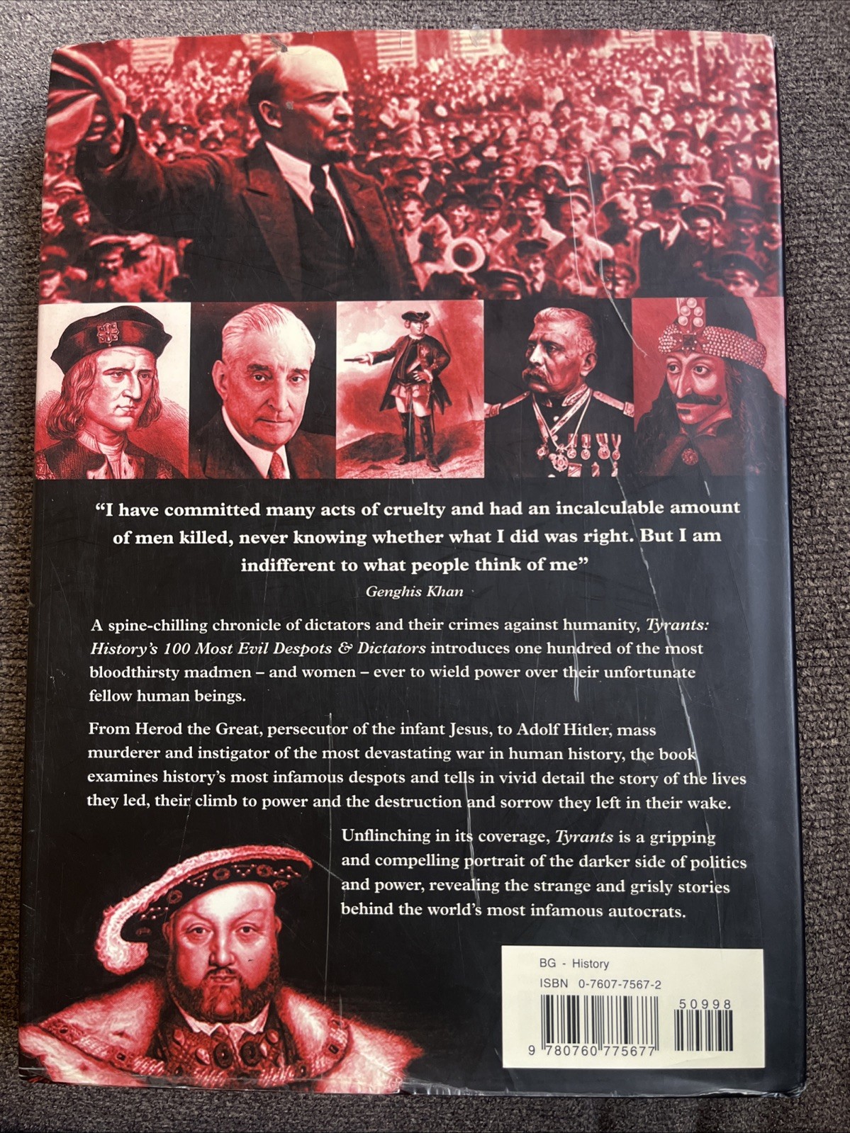 Tyrants: History&rsquo;s 100 Most Evil Despots and Dictators by Nigel Cawthorne