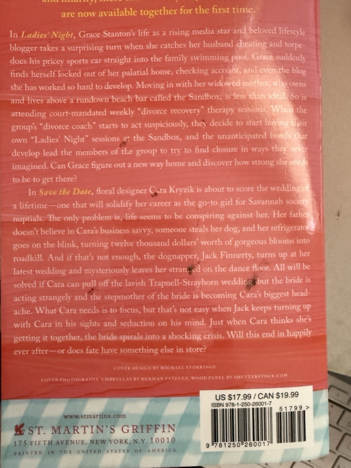 Ladies&rsquo; Night & Save the Date -TWO NOVELS IN ONE – Mary Kay Andrews – 435 Pages