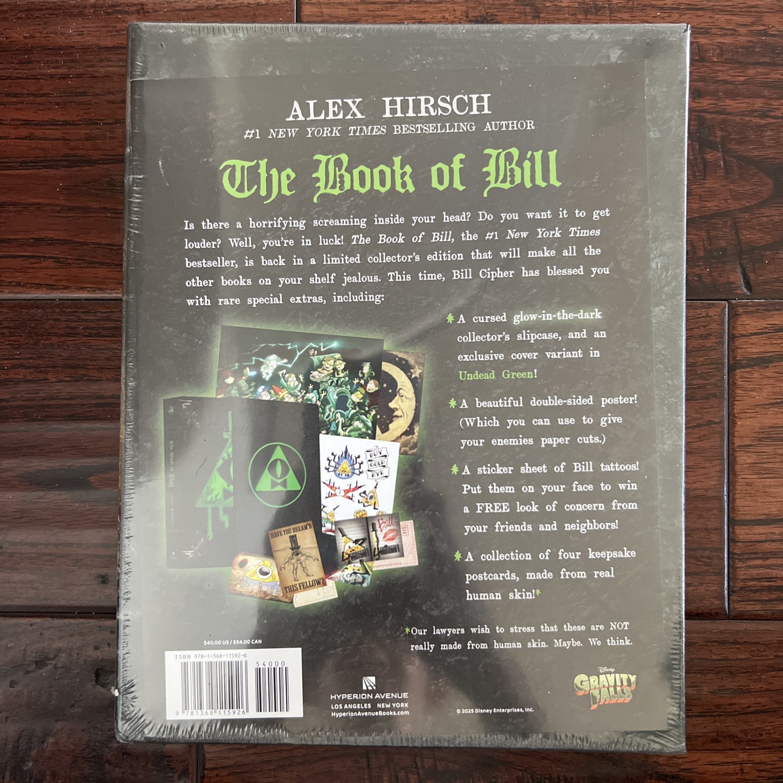The Book Of Bill Gravity Falls By Alex Hirsch SIGNED 2025 HC Brand New Sealed