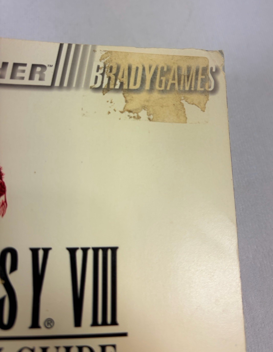 The Official Strategy Guide for Final Fantasy VIII by David Cassady Cover Wear