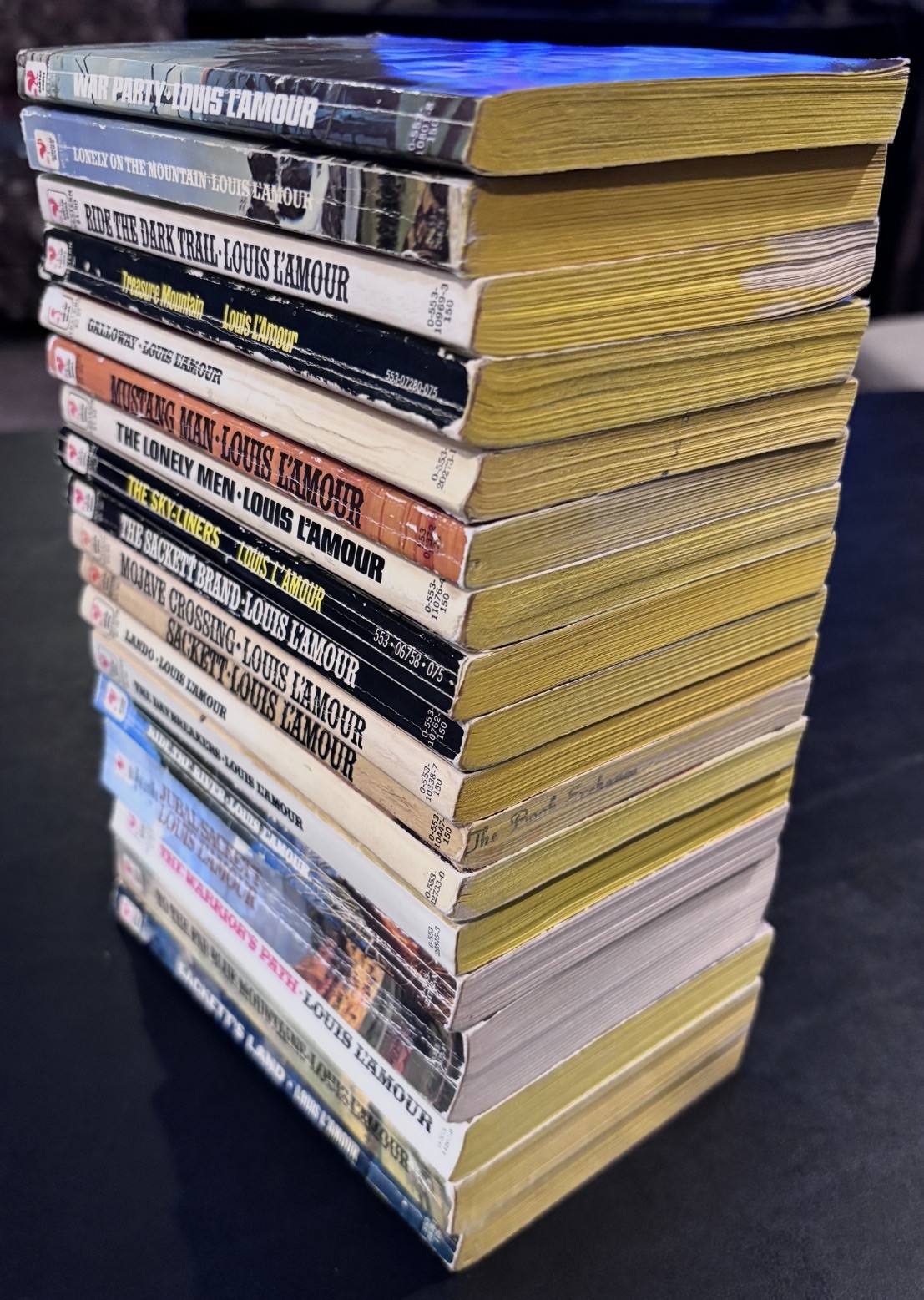 LOUIS L&rsquo;AMOUR Complete 18 Book SACKETTS Series Vintage WESTERNS only $4 each!!
