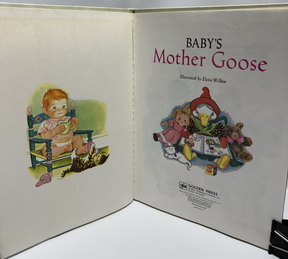 Baby&rsquo;s Mother Goose, Illustrated by Eloise Wilkin, 1978 Golden Book