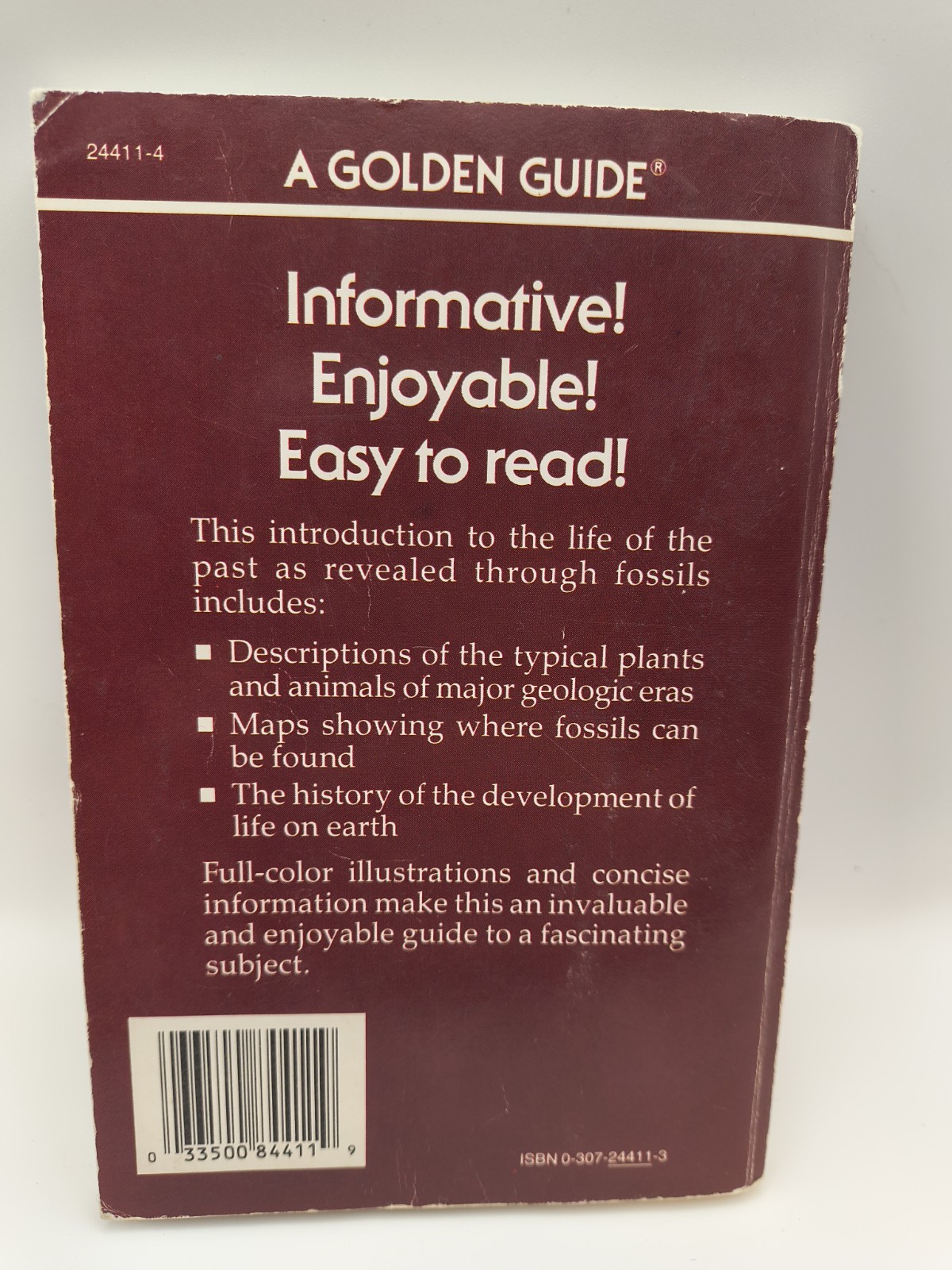 Fossils A Guide To Prehistoric Life A Golden Nature Guide Vintage 1962 Dinosaurs
