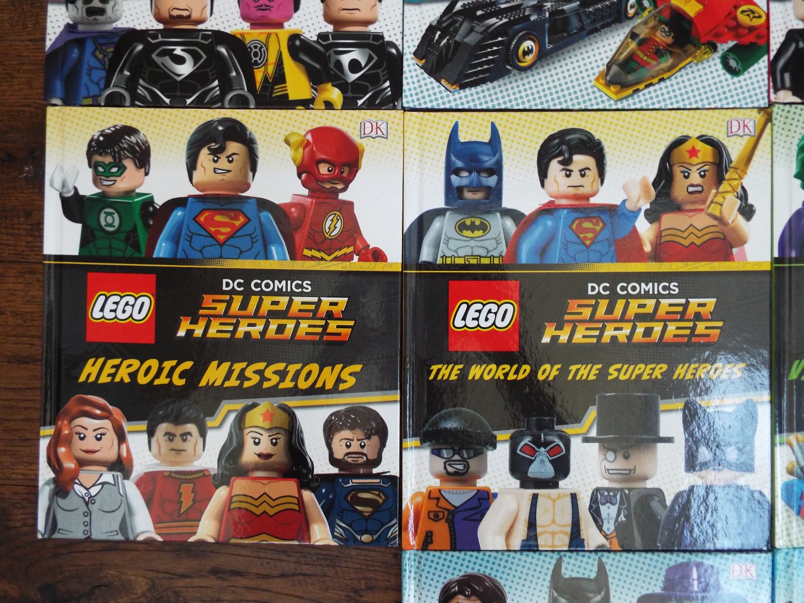 Lot 10 LEGO DC Comics Super Heroes Batman Villains DK Hardcover Books