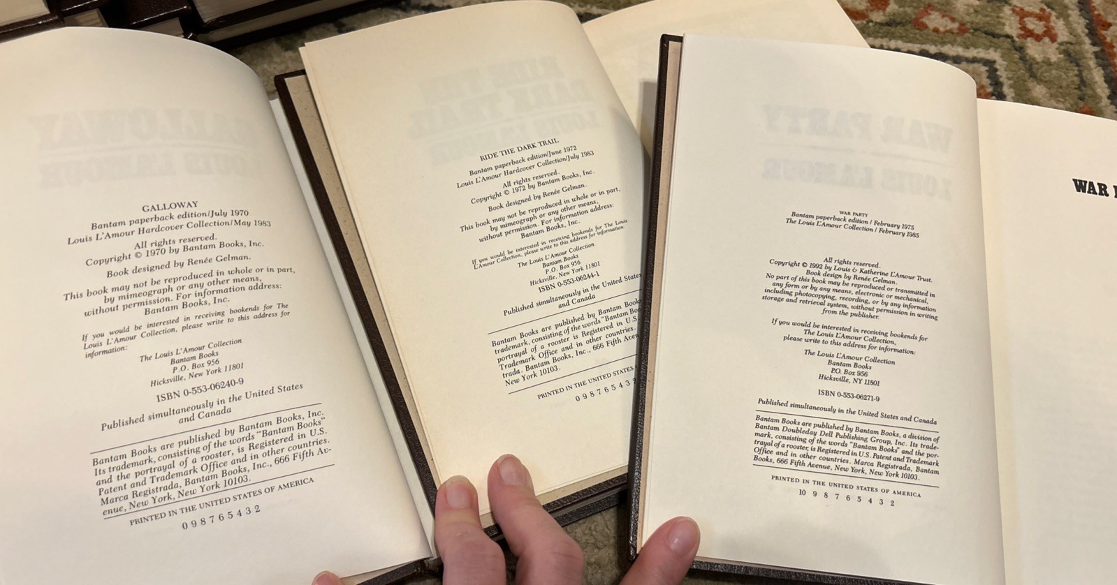 Louis L&rsquo;Amour Leatherette SACKETT Collection Nearly Complete 15 Vol & Companion