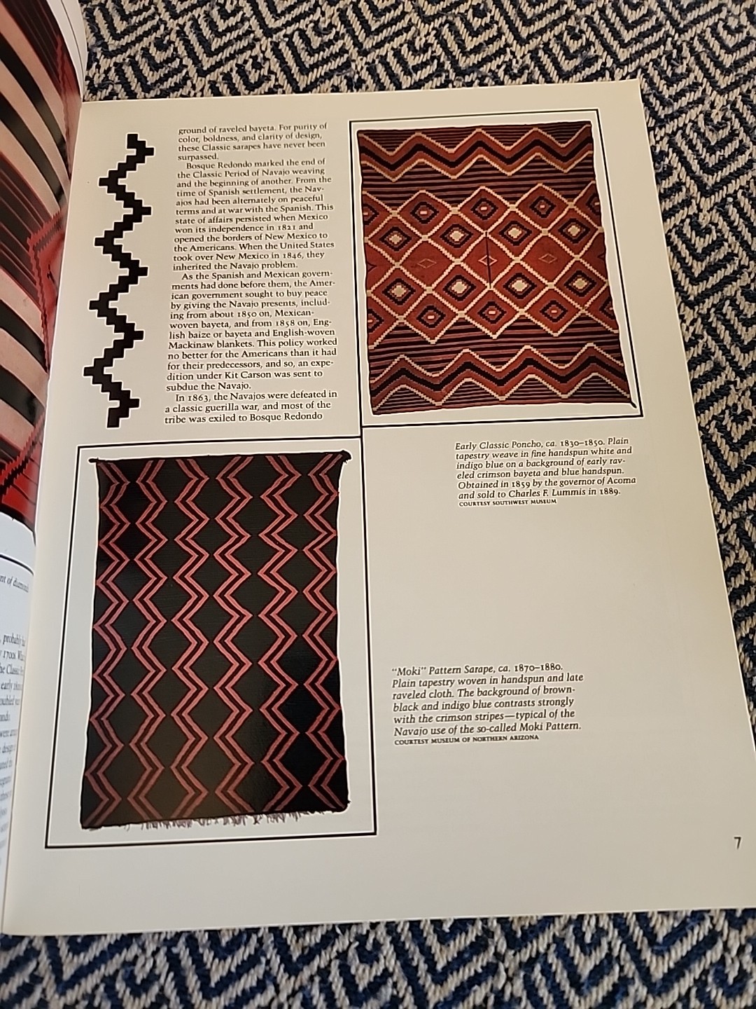 Tension and Harmony: The Navajo Rug Plateau Magazine Vol 52 No 4 Native Weaving