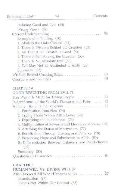 Believing In Allah&rsquo;s Decree Qadar (Eemaan Made Easy Series) Part 6 By Muhammad a