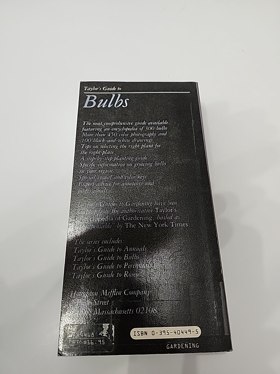 Taylor&rsquo;s Guide to Bulbs (Taylor&rsquo;s Guides to Gardening) by , Good Book