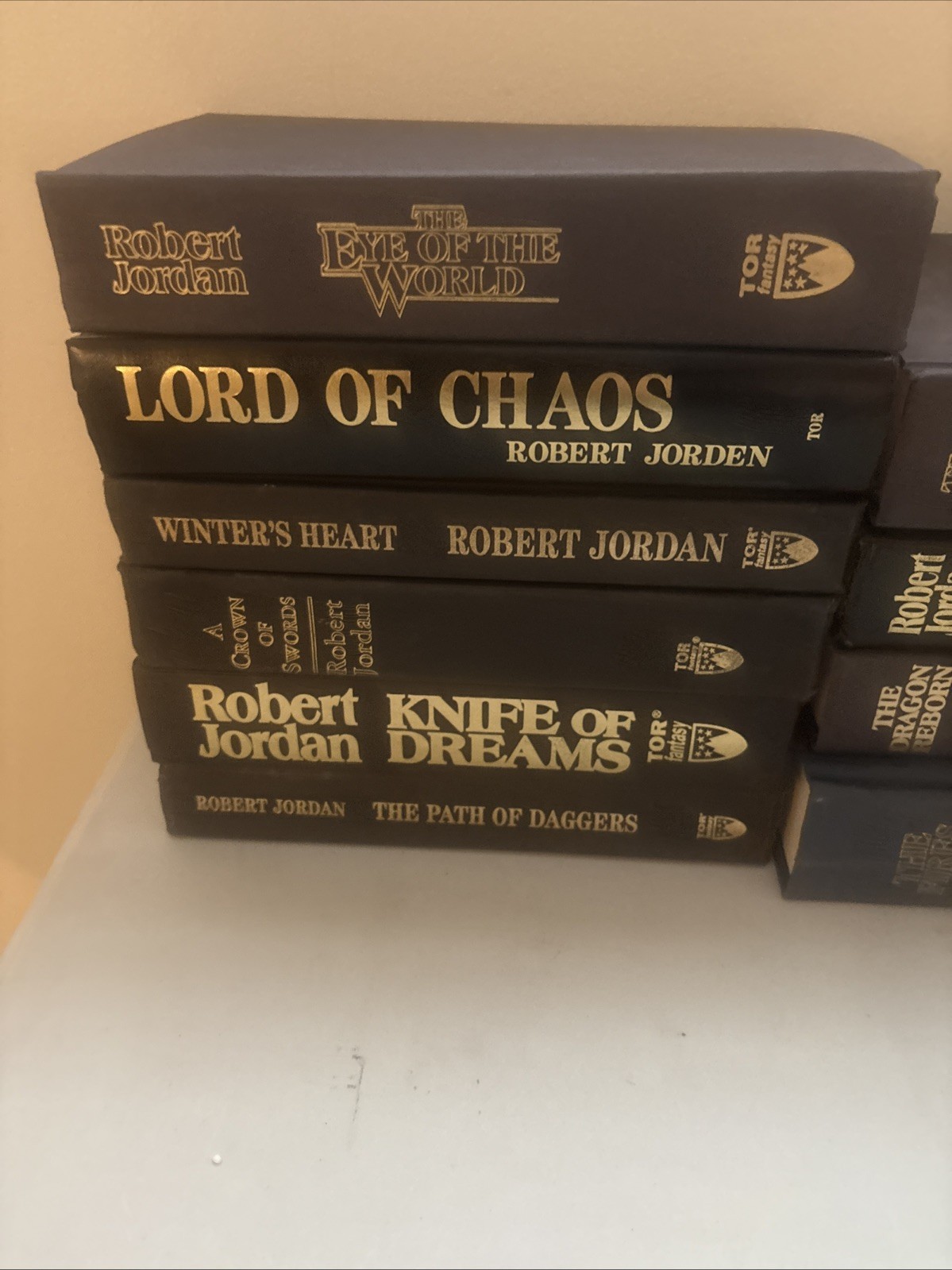 robert jordan hardcover lot Of 11 Books No Dust Jackets