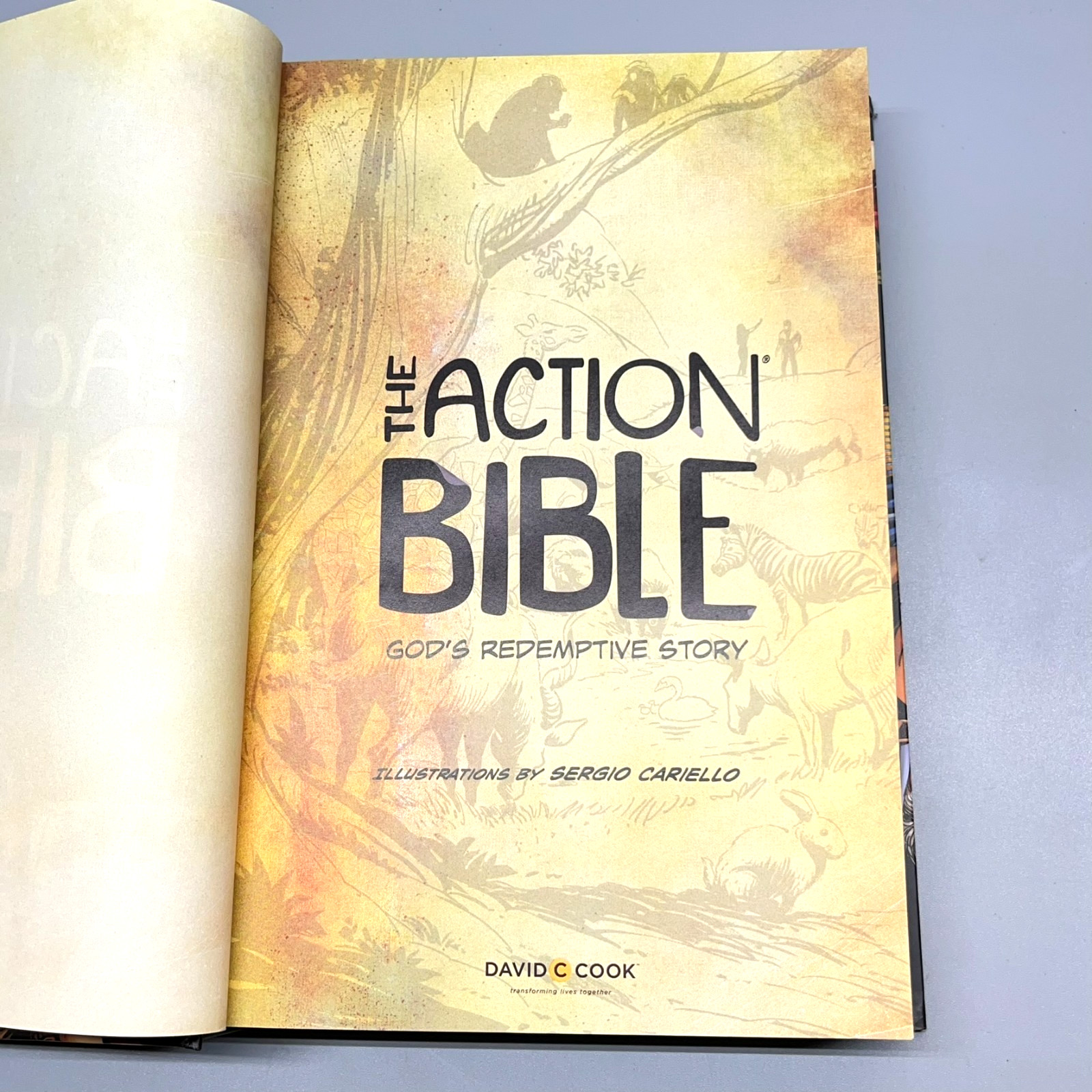 The Action Bible God&rsquo;s Redemptive Story Illust Sergio Cariello 2020 1st Edition