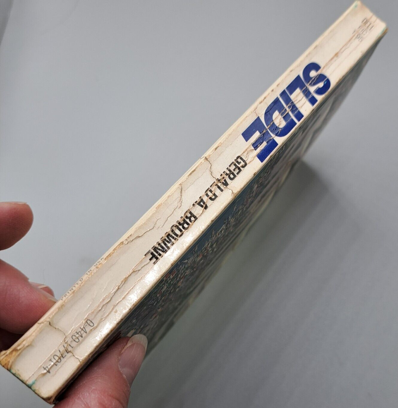 SLIDE BY GERALD A BROWNE VINTAGE OUT OF PRINT HORROR PAPERBACK