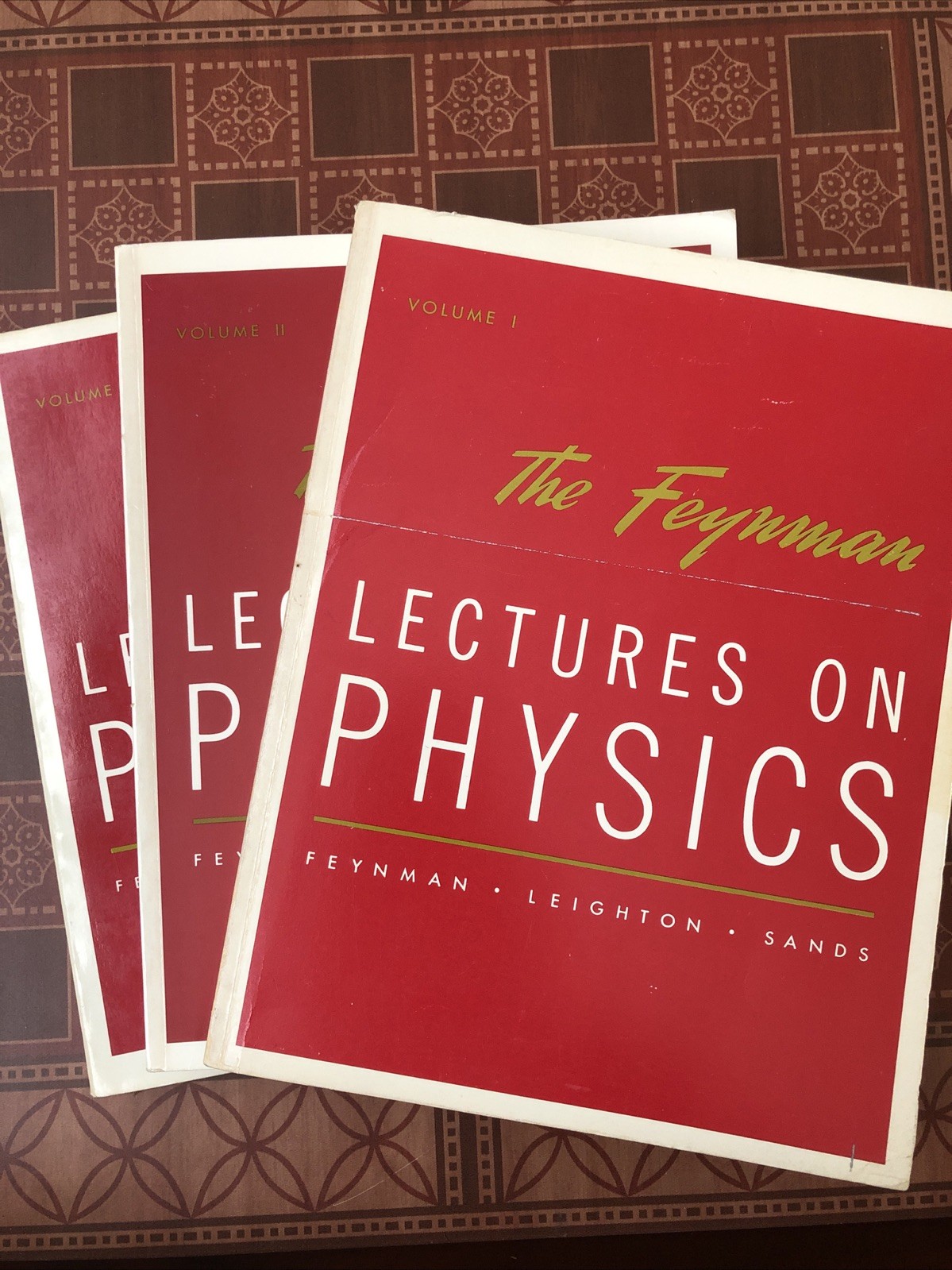 Vintage Vol1,2,3 The Feynman Lectures On Physics Paperback 1977/66