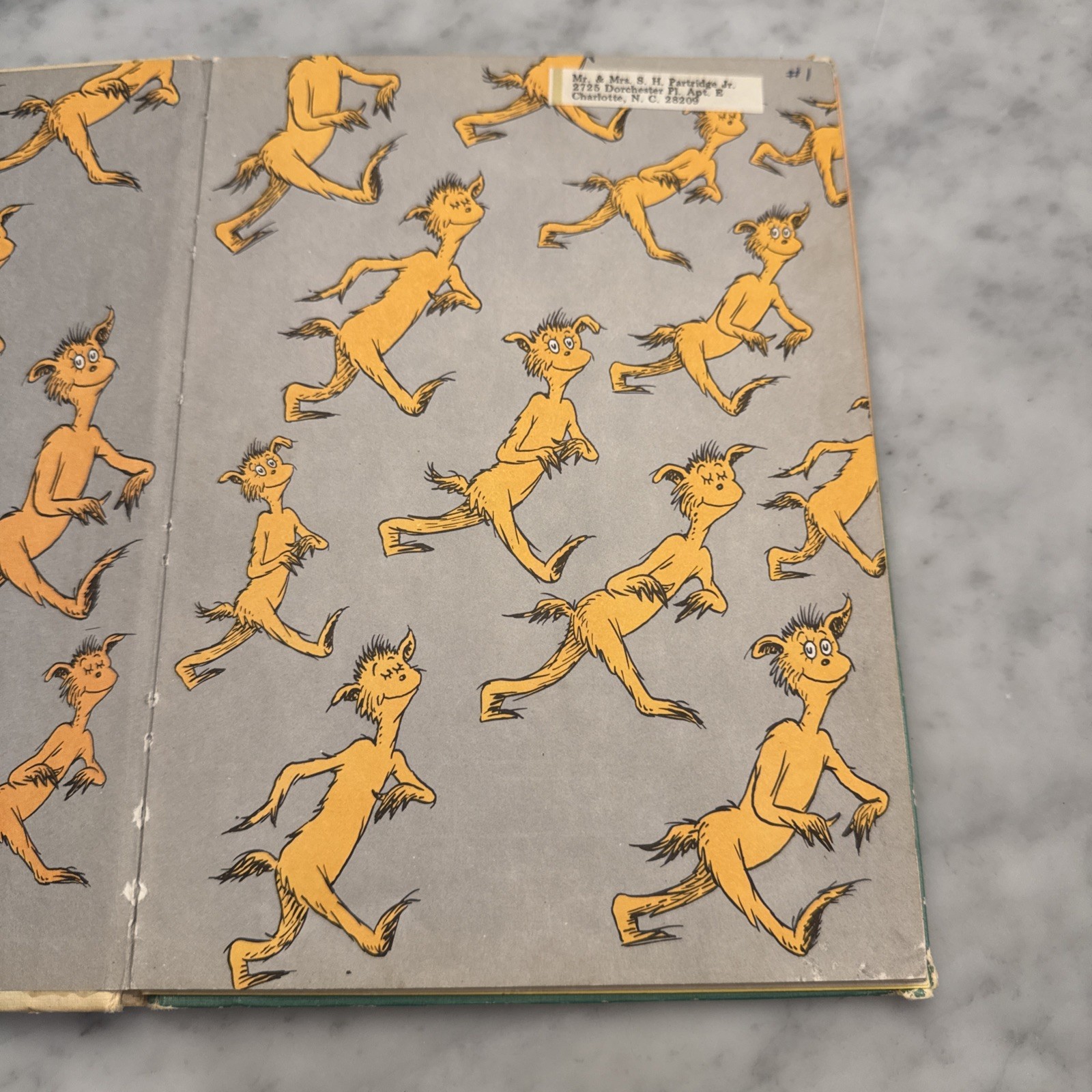 Lot of 4-DR. SUESS Books And to Think That I Saw It on Mulberry Street Hardcover