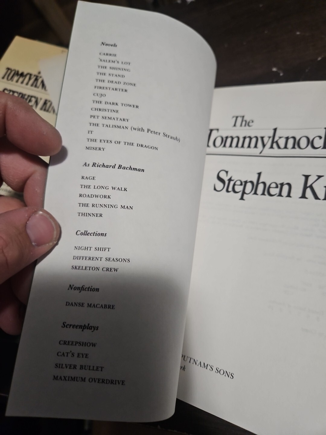 Stephen King The Tommyknockers Hardcover 1987 with Dust Jacket