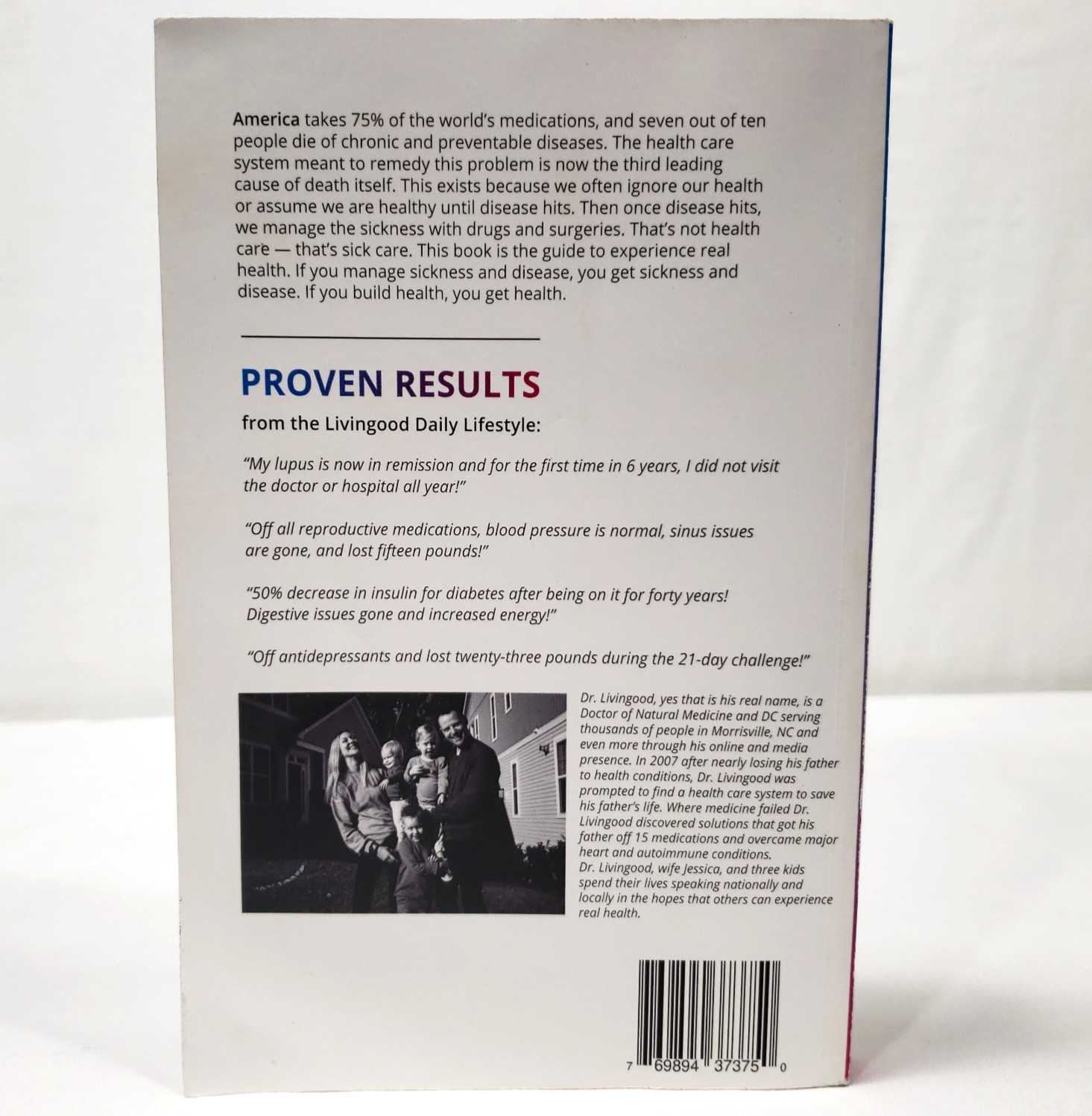 Livingood Daily Your 21-Day Guide to Experience Real Health Workbook Recipes
