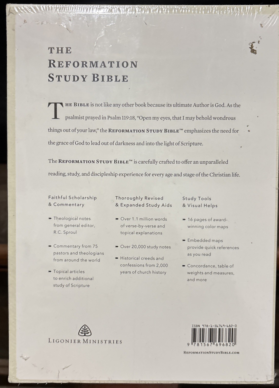 ESV Reformation Study Bible, Charcoal, Leather-Like by R. C. Sproul
