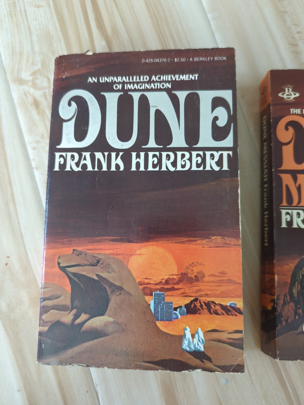 Frank Herbert Lot Dune Trilogy Set 1977 Vintage Science Fiction Paperback