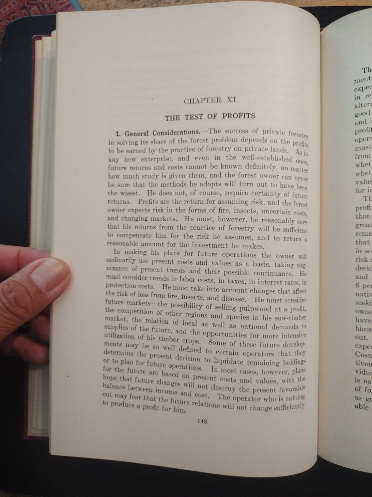 Economics of Private Forestry. Ralph W. Marquis, Ph. D. 1939. HC (Resources)