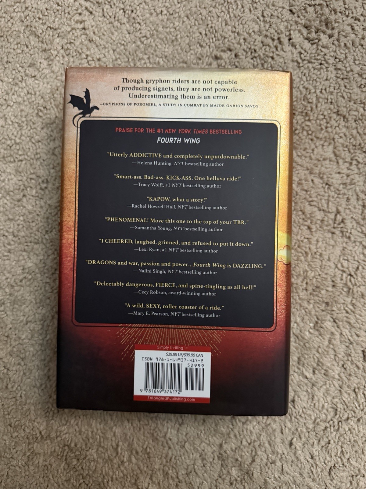 Iron Flame by Rebecca Yarros The Empyrean Series Hardcover w/ sprayed edges