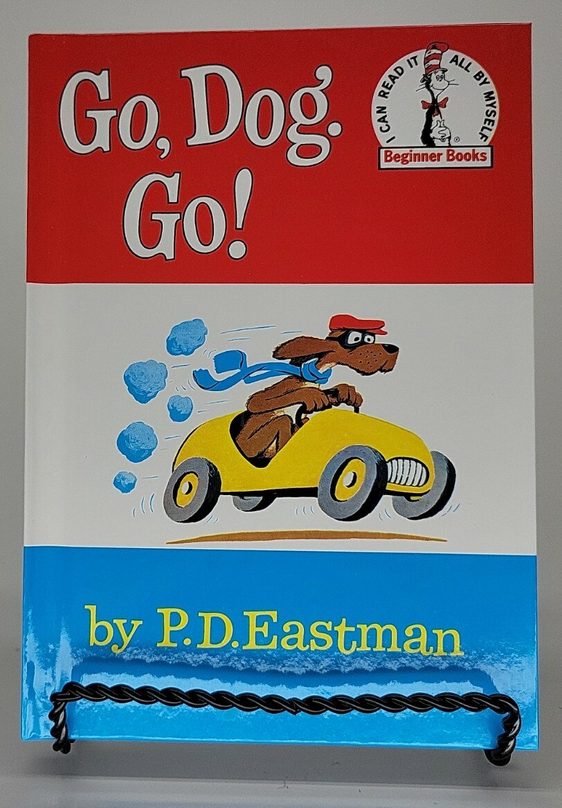 Go, Dog. Go Hardback Dr. Seuss EXCELLENT 7&Prime;x 9&Prime; Beginner Books Eastman Red Blue