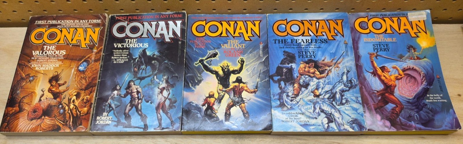 32 Vintage « CONAN the BARBARIAN » Book Lot Robert E Howard SHIPS NEXT DAY