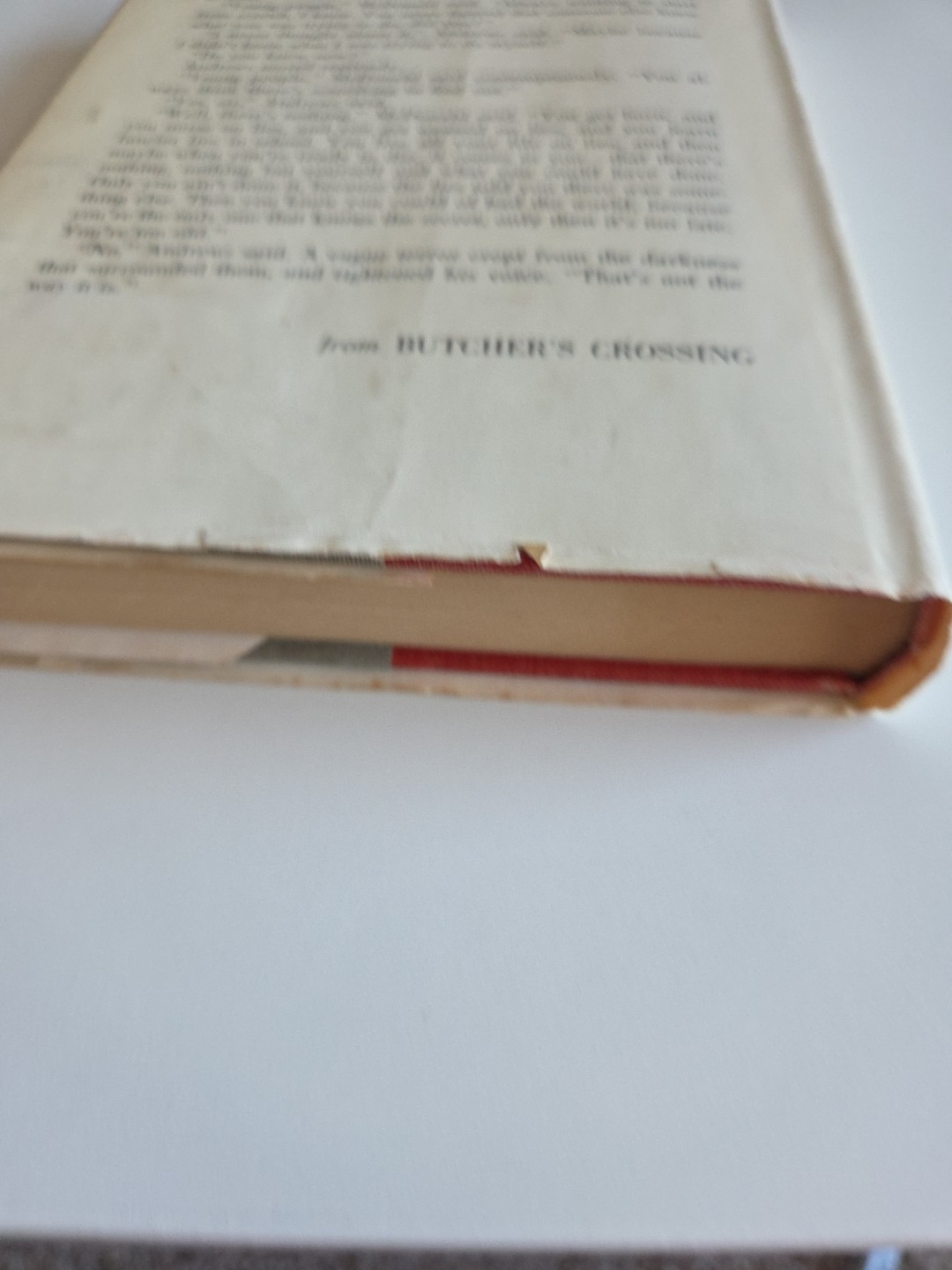 Butcher&rsquo;s Crossing John Williams 1960 First Edition First Printing