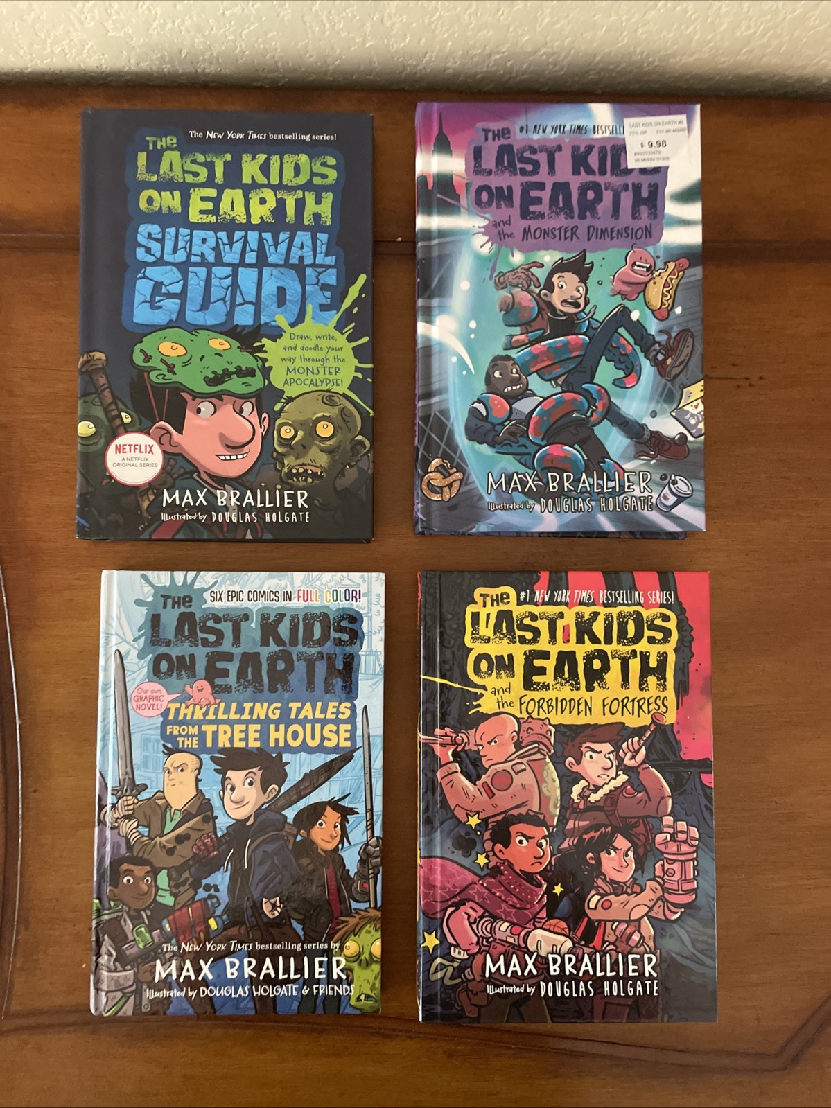 Last Kids on Earth by Max Brallier Book Lot of 9 Hardcover Netflix Series