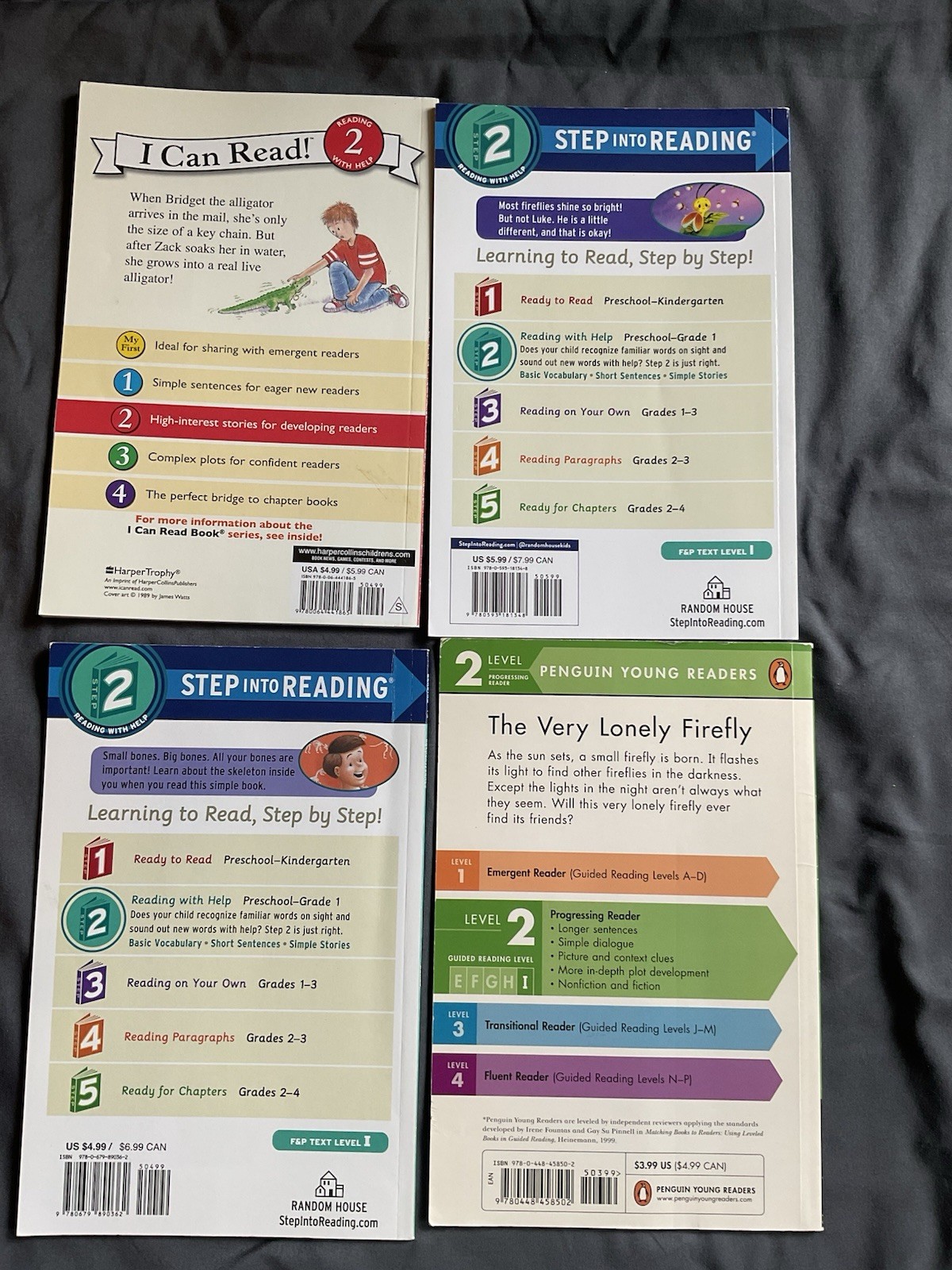 Level 2 I Can Read 14 Book Lot Various Titles Children&rsquo;s Reading Homeschool