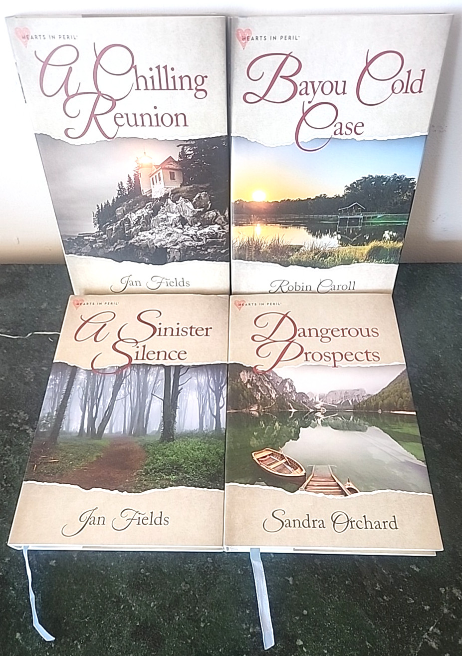 Annie&rsquo;s HEARTS IN PERIL Book Lot 21 HC DJ Inspirational Fiction Mystery Series