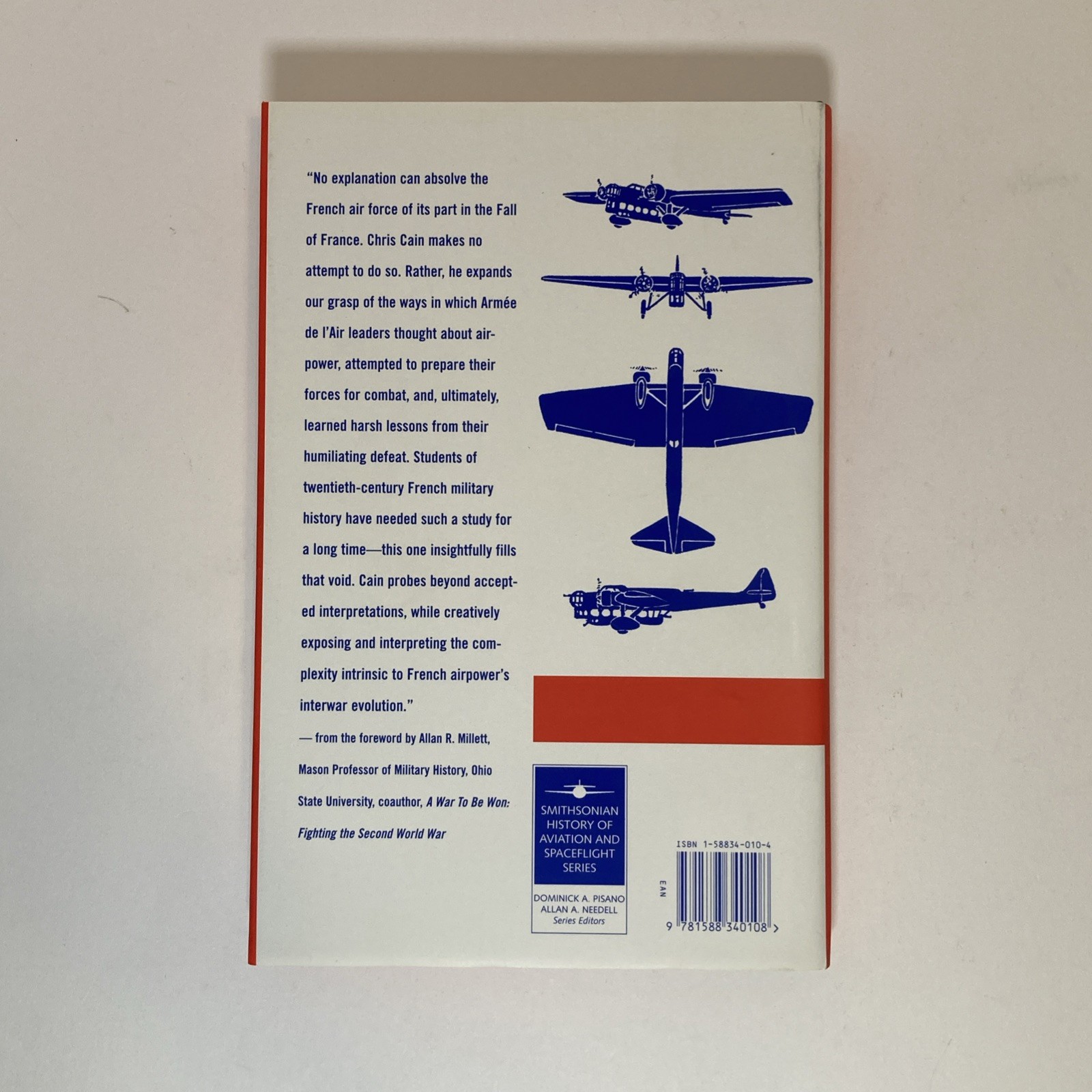 The Forgotten Air Force : French Air Doctrine in the 1930&rsquo;s HCDJ LIKE NEW