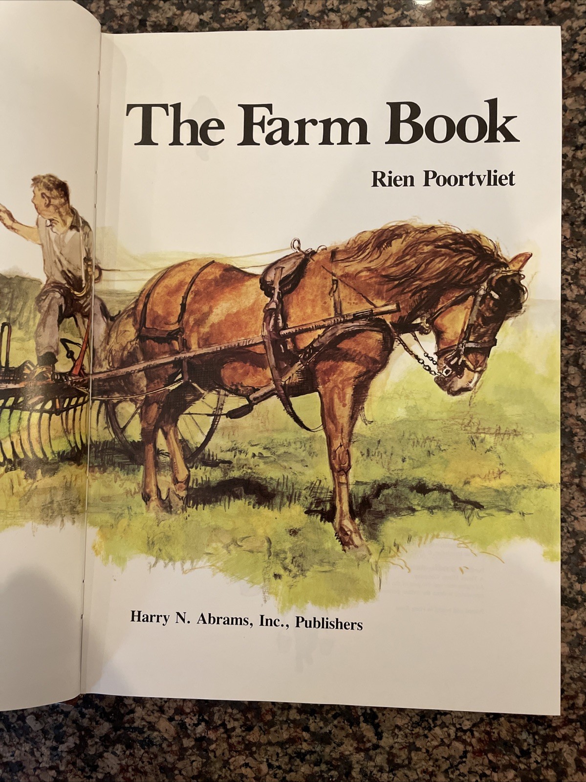 The Farm Book by Rien Poortvliet – Dutch Art – Hardcover – Excellent!