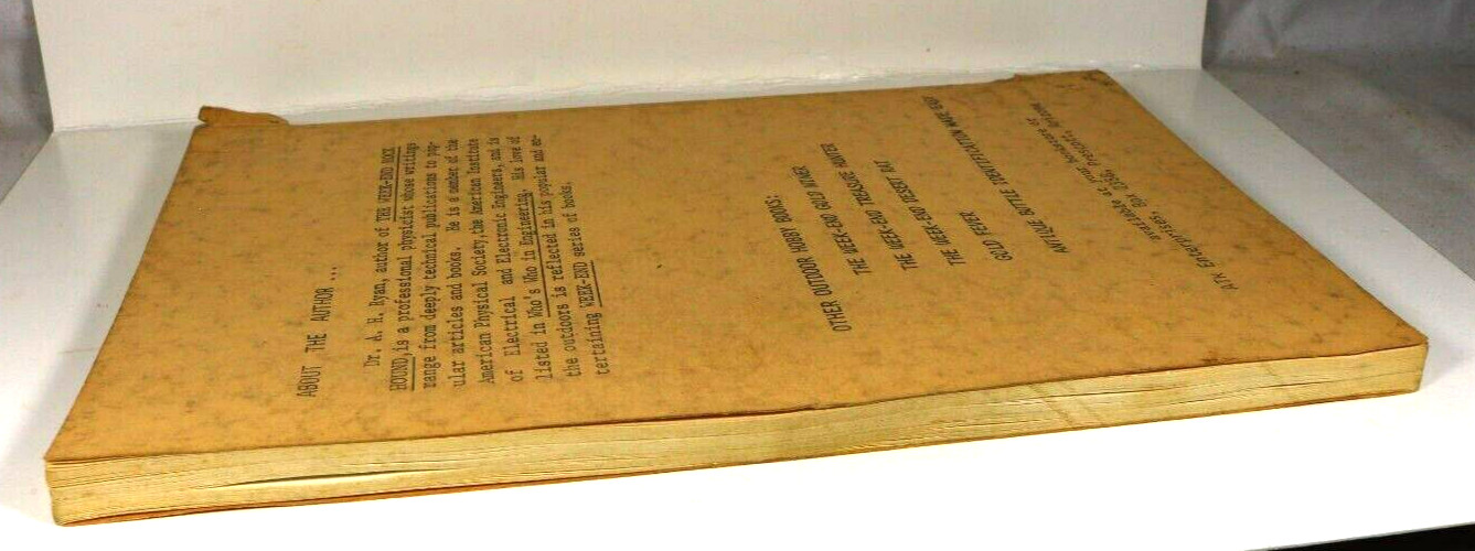 1970 the weekend rock hound AH ryan rock book 106 pages
