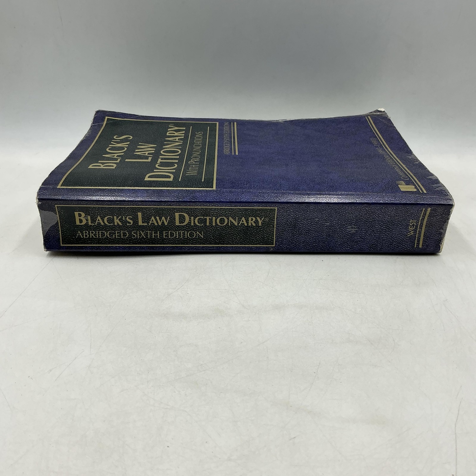 Vintage Black&rsquo;s Law Dictionary With Pronunciations Henry Black Blue PB 1994 Law