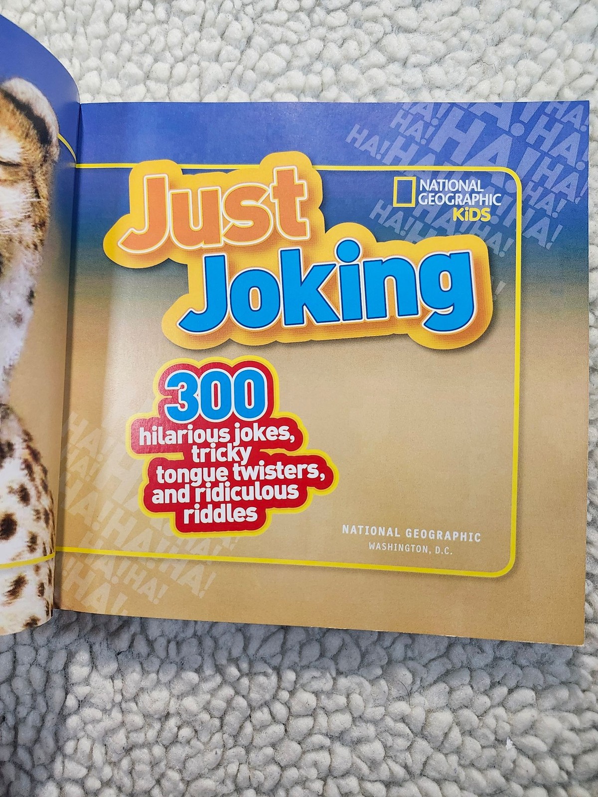 National Geographic Kids Just Joking 300 Jokes Kids Paperback Humor Riddles