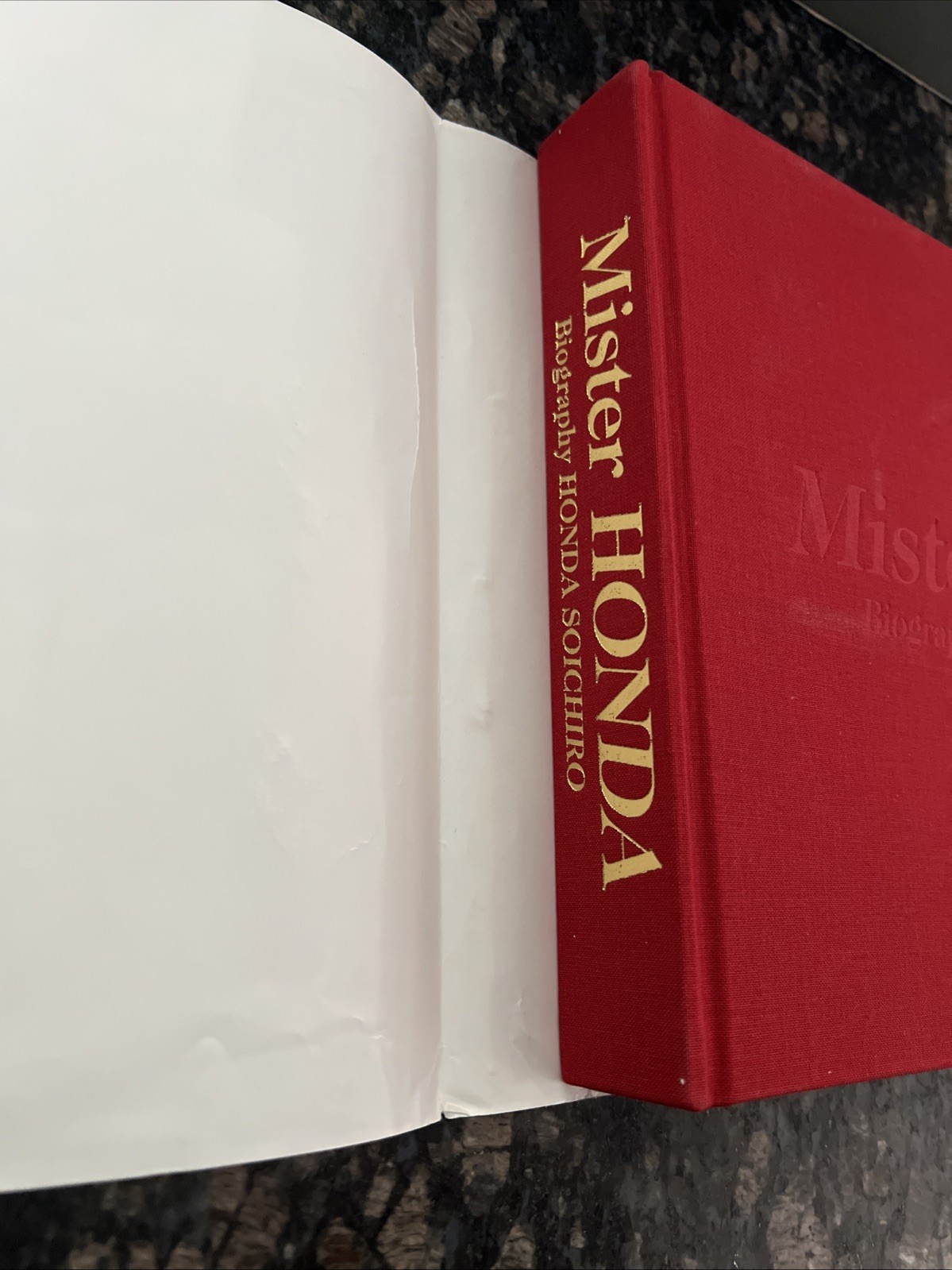 Mister Honda : Biography of Honda Soichiro, 1998 English Edition HB/DJ + Case