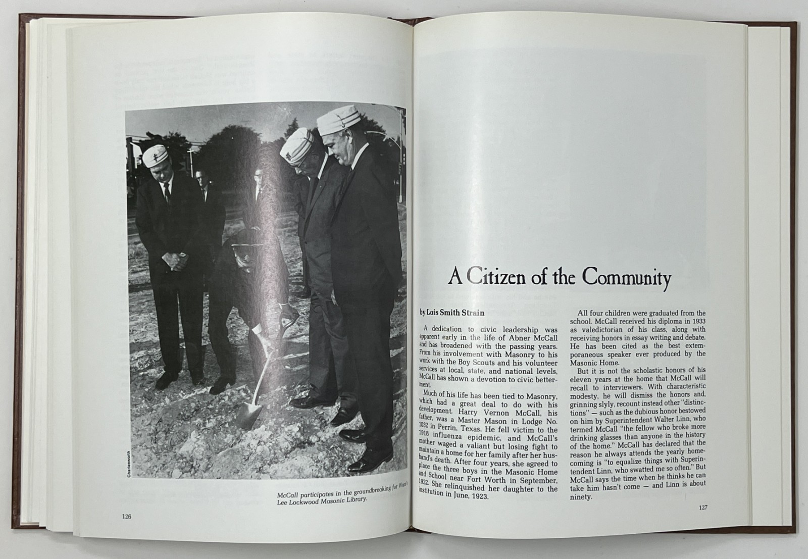 VTG BIOGRAPHY: Abner McCall: One Man&rsquo;s Journey – 1981 1st Ed. HC Baylor Univ.