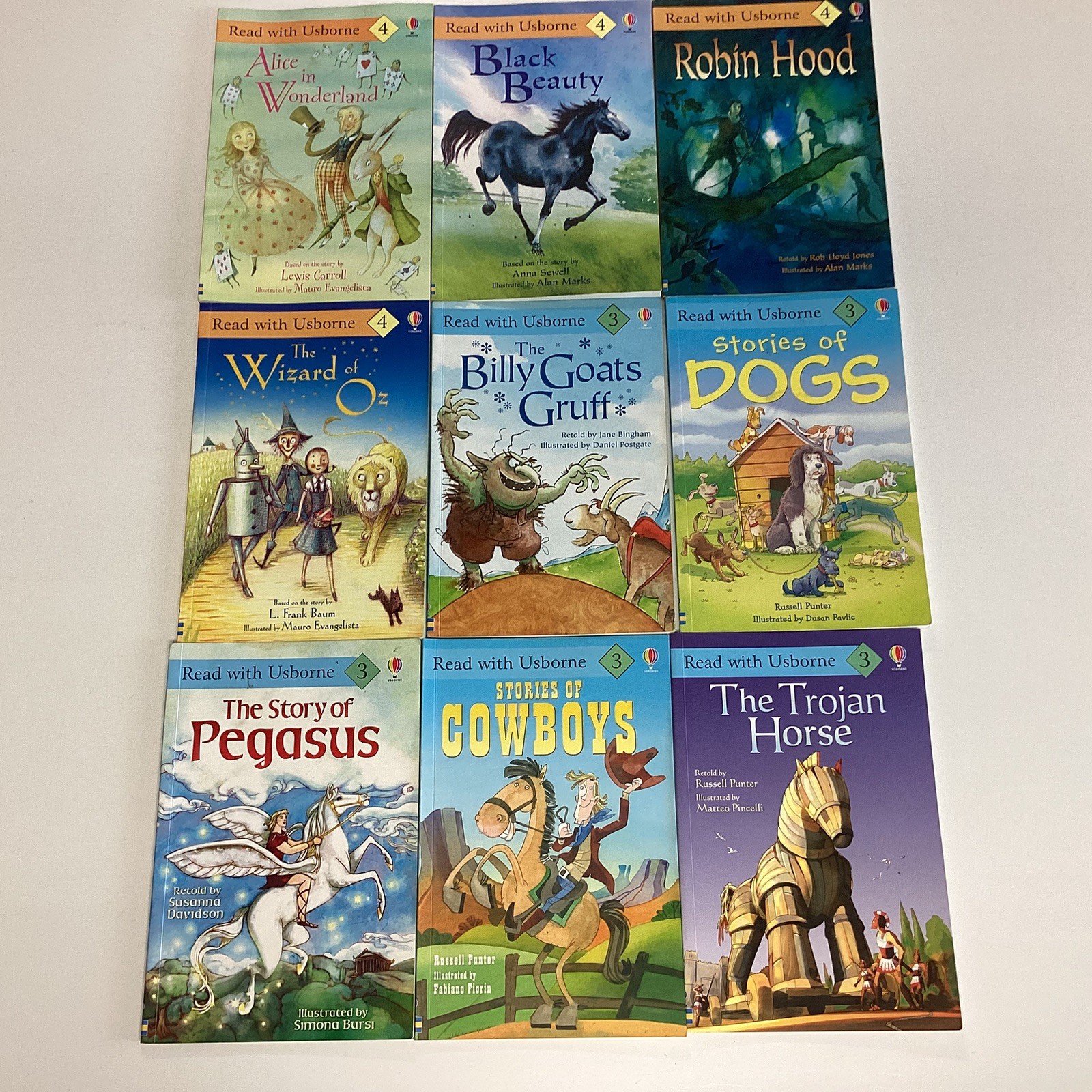 Read with Usborne Level 3 & 4 Reader 1st 2nd Grade Children&rsquo;s 9 Book Lot