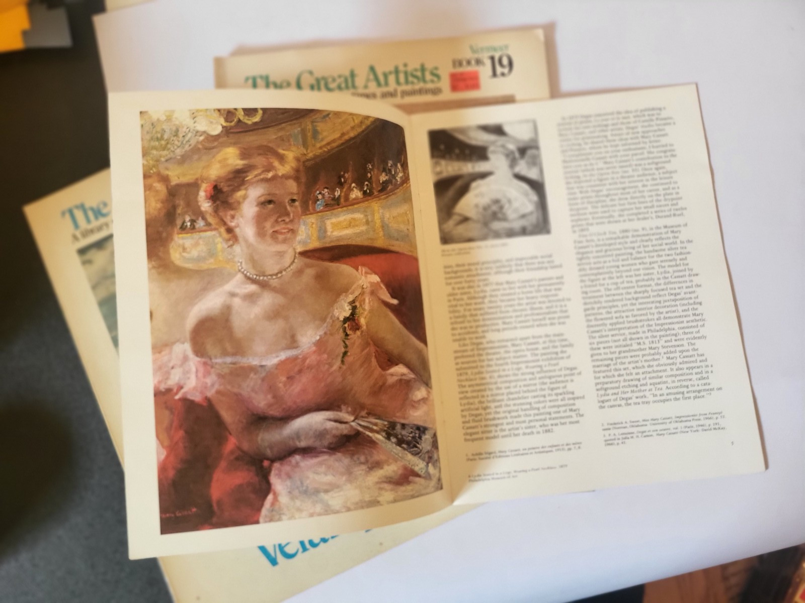 The Great Artists A Library Velasquez Vermer + Cassatt Art books lot