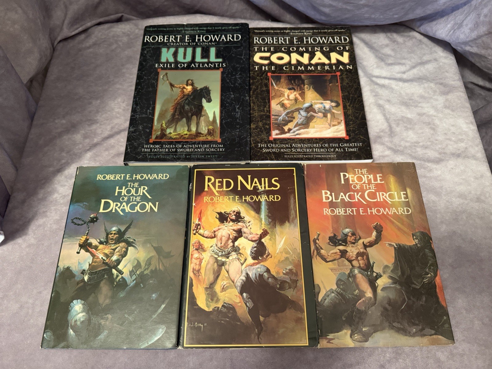 Conan The Barbarian Novel Short Story Collection 1977 Robert E Howard