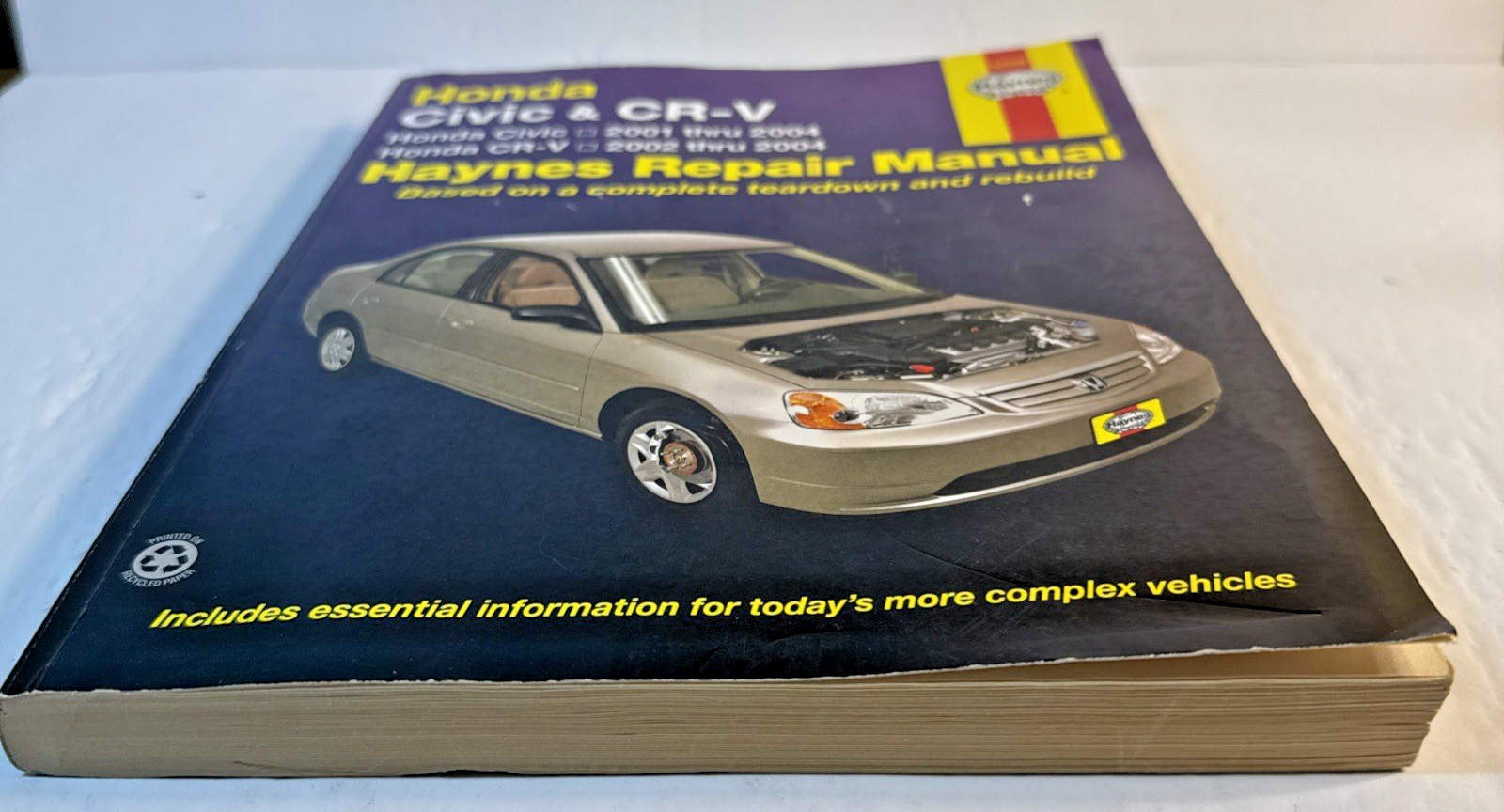 Honda Civic 2001-2004 & CR-V 2002-2004 (Hayne&rsquo;s Automotive Repair Manual) #42026