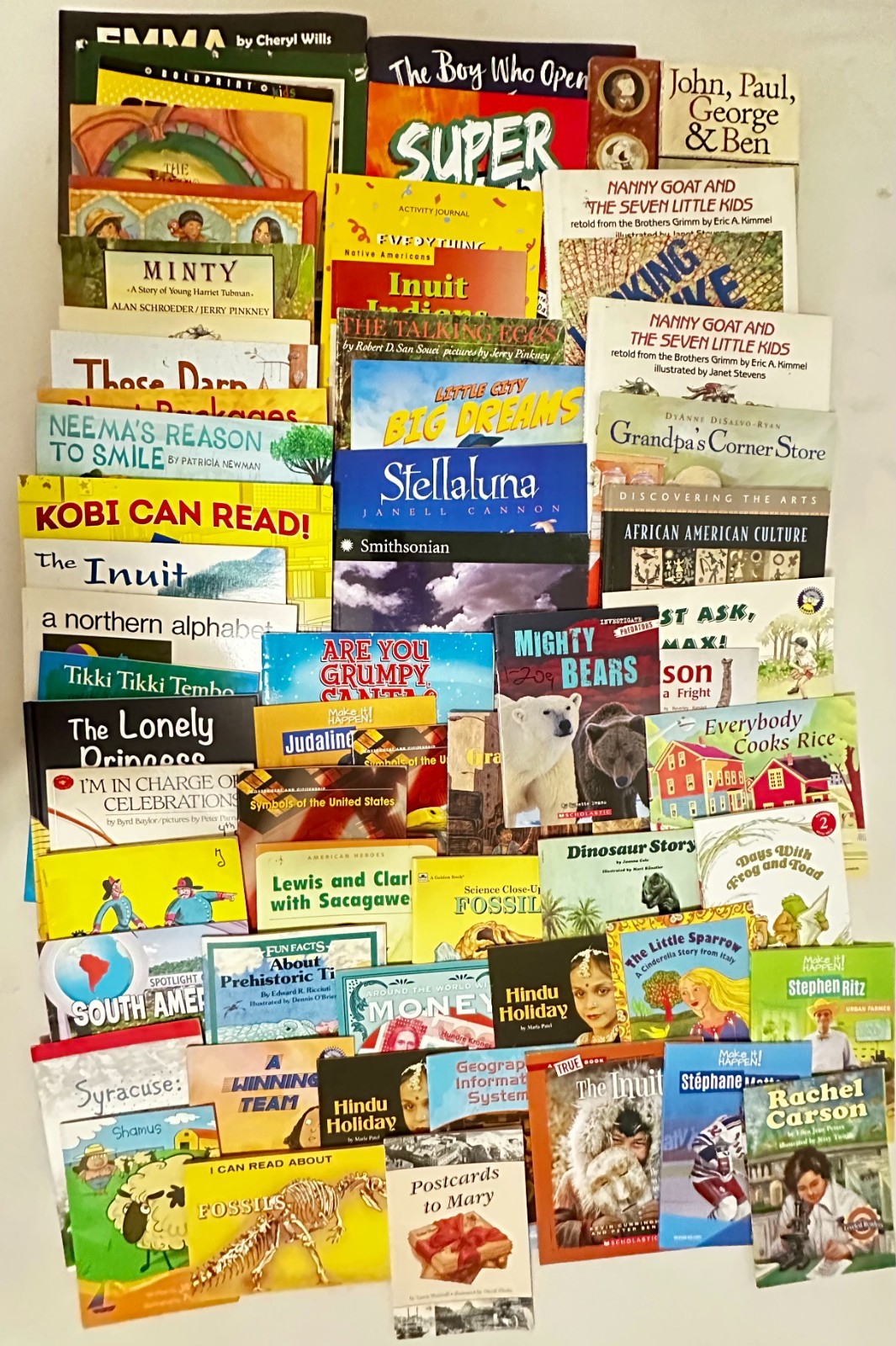 Lot of 64 Children Fiction Chapter BOOKS RANDOM MIX PB/HC