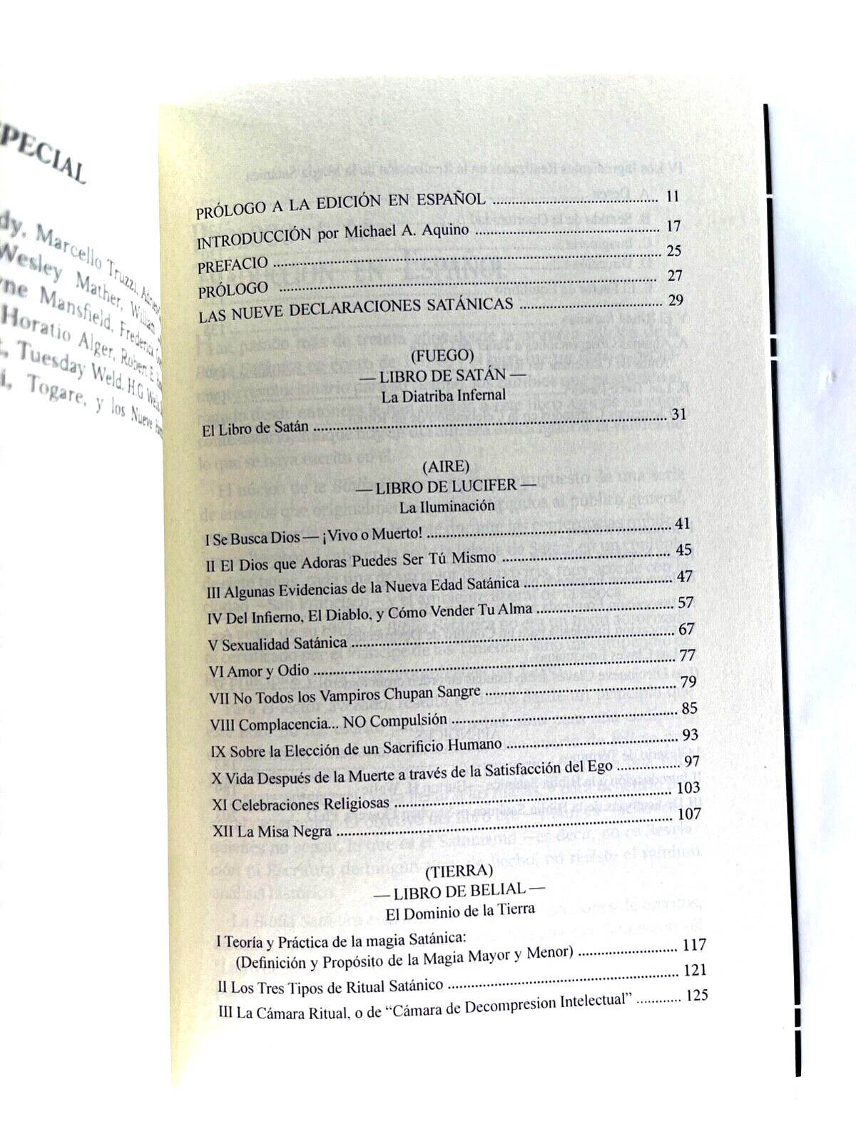 La Biblia Satanica de Anton Szandor La Vey – Ed. Avon – Spanish C94