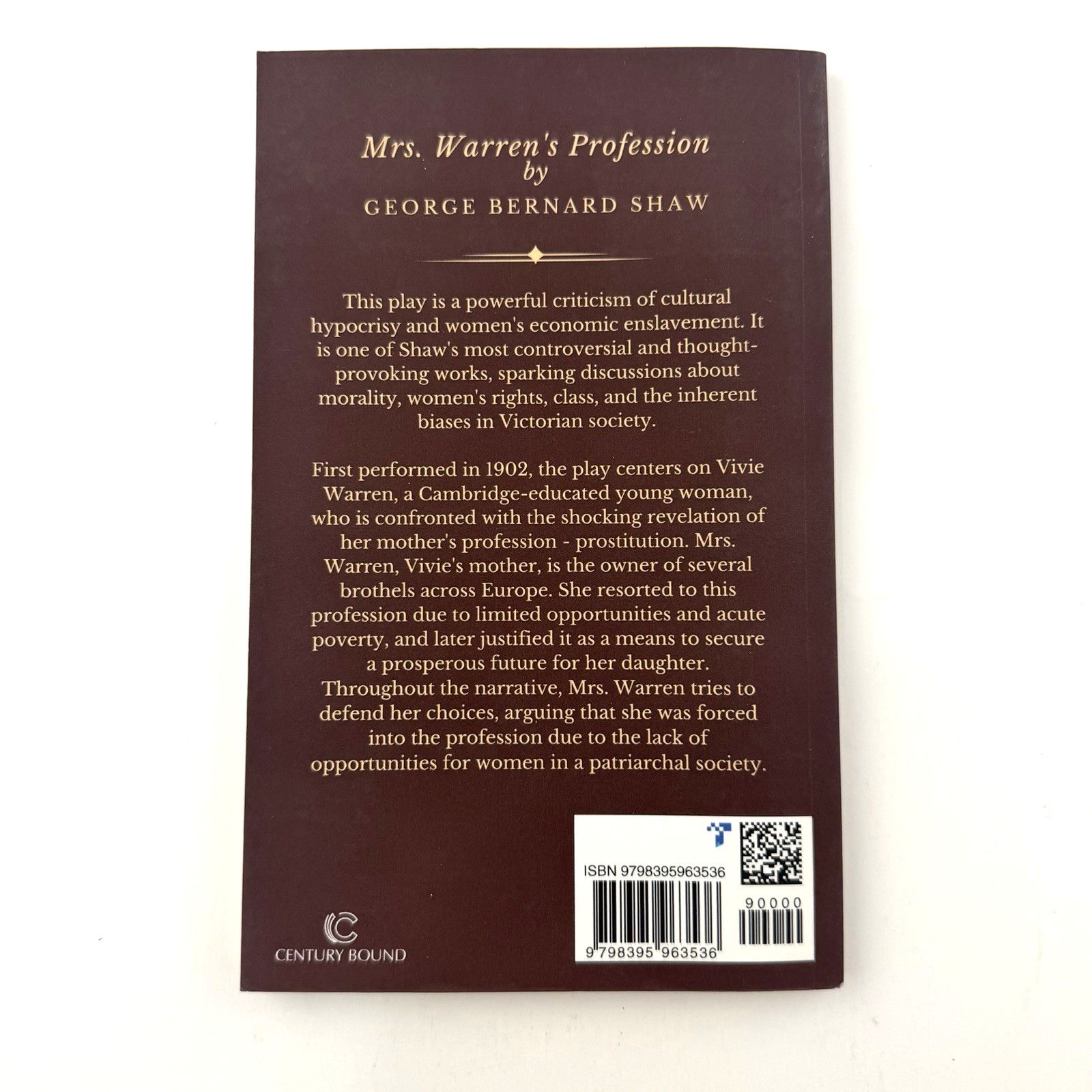 MRS. WARREN&rsquo;S PROFESSION George Bernard Shaw Century Bound PB 2023