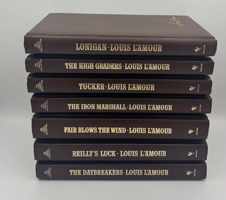 Louis L&rsquo;Amour Bantam Leatherette Collectible Series Multiple Titles