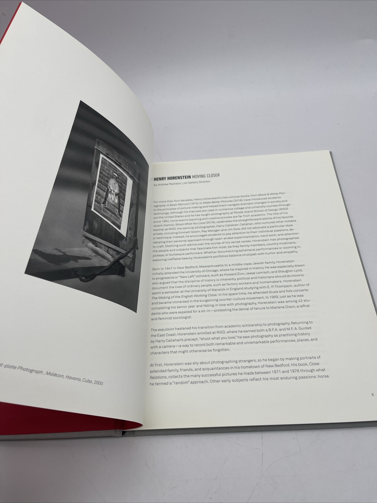 Henry Horenstein Selected Works – List Gallery, Swarthmore College 2019