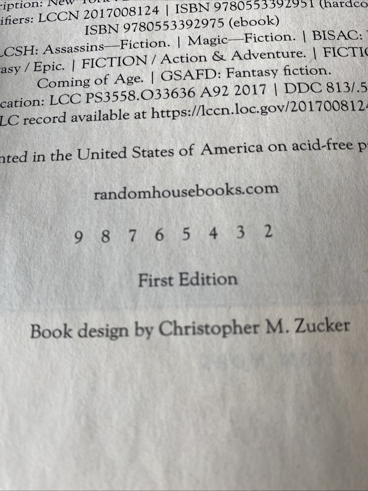 Assassin&rsquo;s Fate Book III of the Fitz and the Fool Trilogy Robin Hobb 1st edition