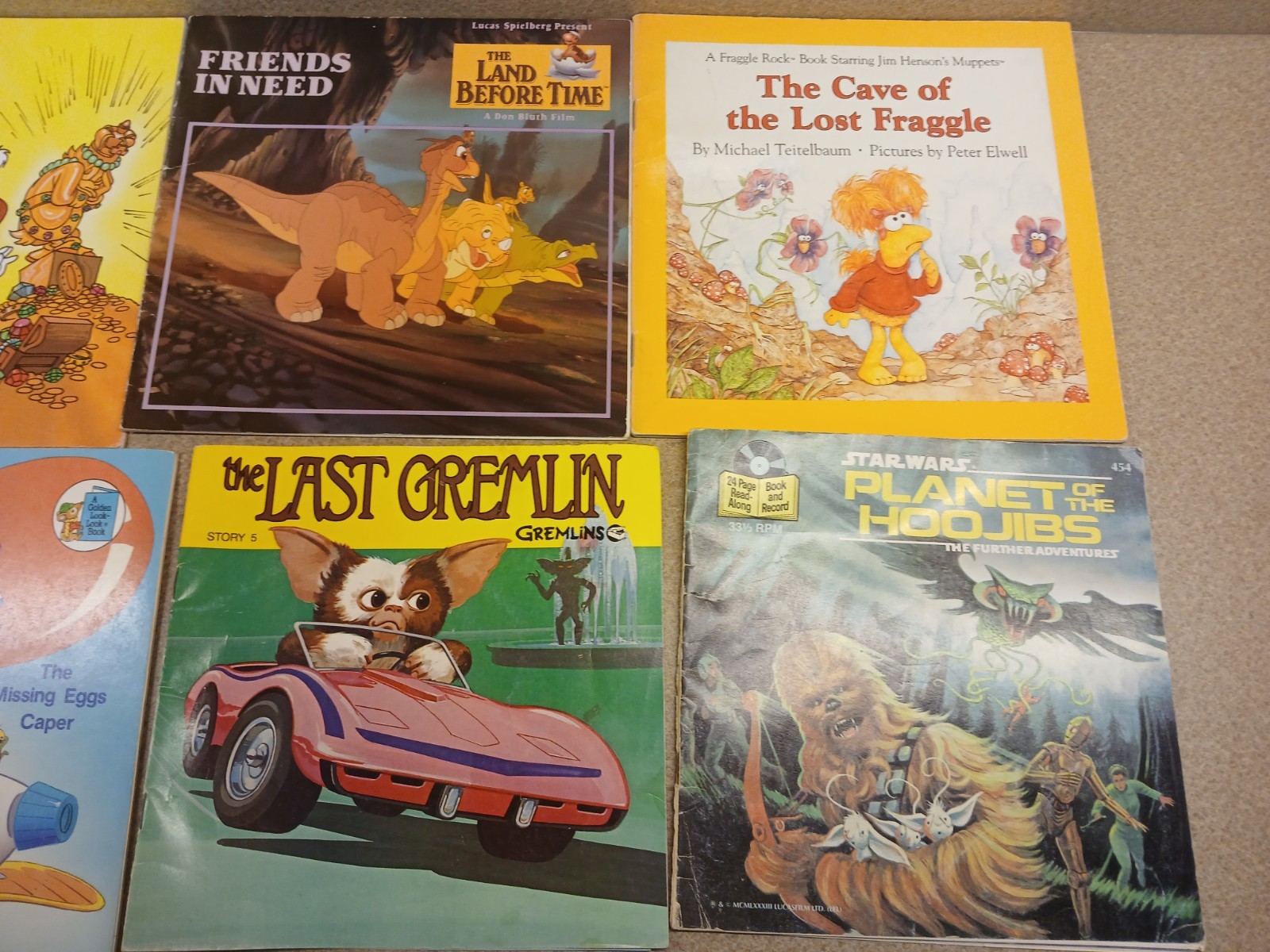 Huge Lot (46) Of Vintage 60s-90s Kids Books. Jurassic Park, Stars Wars Etc.